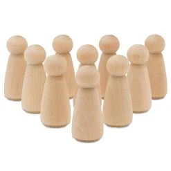 Cheapest ⭐ Woodpeckers Crafts, DIY Unfinished Wood 2" Angel Peg Dolls, Pack of 50 ❤️